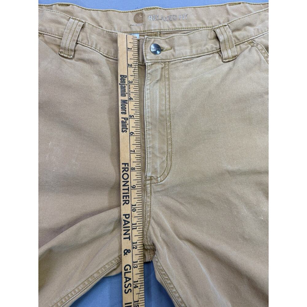 Carhartt Men's Rugged Flex Relaxed Fit Canvas Work Shorts SZ 38 Inseam 10.5 - Picture 5 of 11